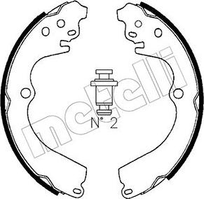 Metelli 53-0383 - Kit ganasce freno autozon.pro