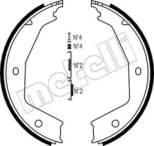 Metelli 53-0331K - Kit ganasce, Freno stazionamento autozon.pro