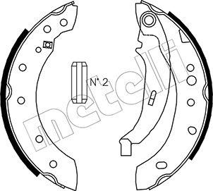 Metelli 53-0332 - Kit ganasce freno autozon.pro