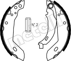 Metelli 53-0322 - Kit ganasce freno autozon.pro