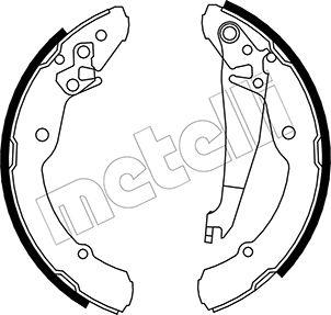 Metelli 53-0379 - Kit ganasce freno autozon.pro