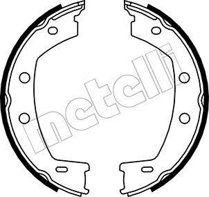 Metelli 53-0374 - Kit ganasce, Freno stazionamento autozon.pro