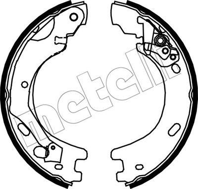 Metelli 53-0375 - Kit ganasce, Freno stazionamento autozon.pro