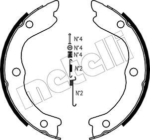 Metelli 53-0293K - Kit ganasce, Freno stazionamento autozon.pro