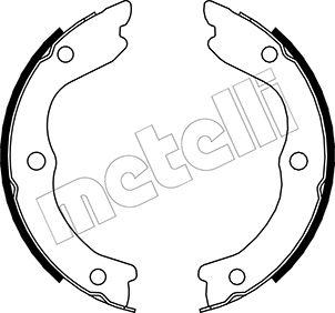 Metelli 53-0293 - Kit ganasce, Freno stazionamento autozon.pro