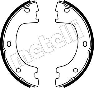 Metelli 53-0249 - Kit ganasce, Freno stazionamento autozon.pro