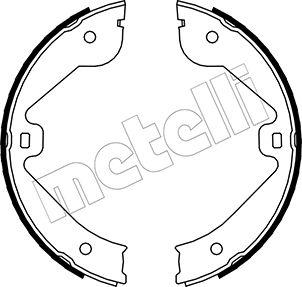 Metelli 53-0244 - Kit ganasce, Freno stazionamento autozon.pro