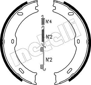 Metelli 53-0246K - Kit ganasce, Freno stazionamento autozon.pro