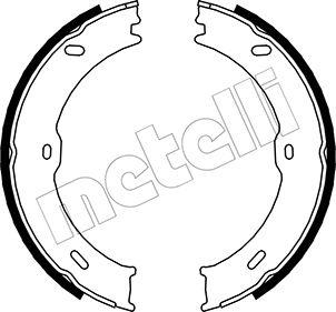 Metelli 53-0246 - Kit ganasce, Freno stazionamento autozon.pro