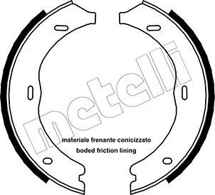 Metelli 53-0248 - Kit ganasce, Freno stazionamento autozon.pro