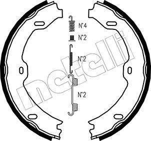 Metelli 53-0243K - Kit ganasce, Freno stazionamento autozon.pro