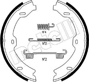 Metelli 53-0247K - Kit ganasce, Freno stazionamento autozon.pro