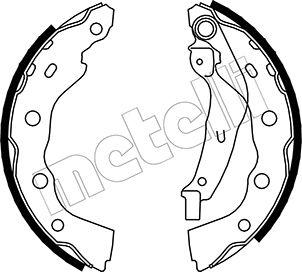 Metelli 53-0259 - Kit ganasce freno autozon.pro