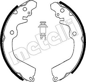 Metelli 53-0257 - Kit ganasce freno autozon.pro