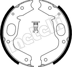 Metelli 53-0264 - Kit ganasce, Freno stazionamento autozon.pro