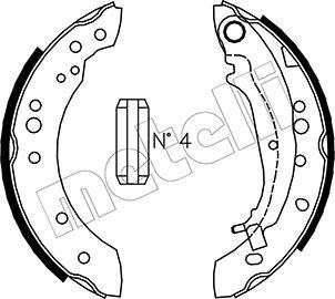 Metelli 53-0266 - Kit ganasce freno autozon.pro