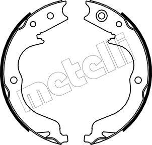 Metelli 53-0268 - Kit ganasce, Freno stazionamento autozon.pro