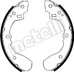 Metelli 53-0201 - Kit ganasce freno autozon.pro