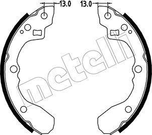 Metelli 53-0213 - Kit ganasce freno autozon.pro