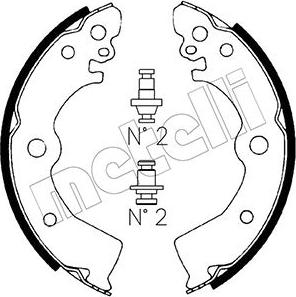 Metelli 53-0281 - Kit ganasce freno autozon.pro