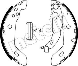 Metelli 53-0235 - Kit ganasce freno autozon.pro