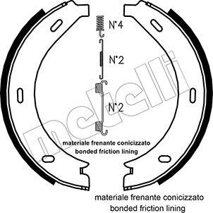 Metelli 53-0236K - Kit ganasce, Freno stazionamento autozon.pro