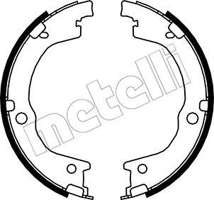 Metelli 53-0230 - Kit ganasce, Freno stazionamento autozon.pro