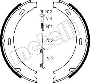 Metelli 53-0233K - Kit ganasce, Freno stazionamento autozon.pro