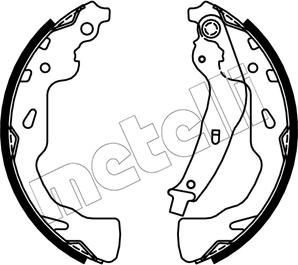 Metelli 53-0744 - Kit ganasce freno autozon.pro