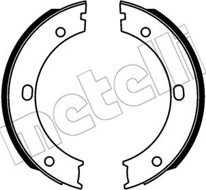 Metelli 53-0746 - Kit ganasce, Freno stazionamento autozon.pro