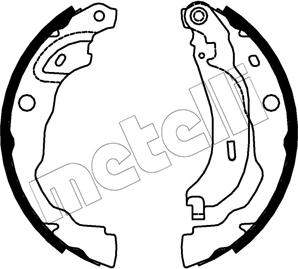 Metelli 53-0753 - Kit ganasce freno autozon.pro