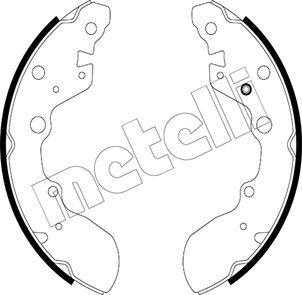 Metelli 53-0716 - Kit ganasce freno autozon.pro