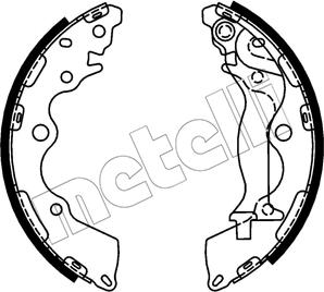 Metelli 53-0739 - Kit ganasce freno autozon.pro