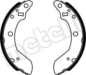 Metelli 53-0732 - Kit ganasce freno autozon.pro