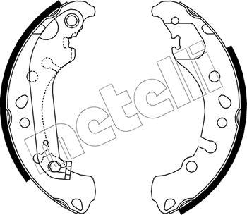 Metelli 53-0721 - Kit ganasce freno autozon.pro