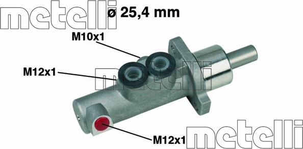 Metelli 05-0440 - Cilindro maestro del freno autozon.pro