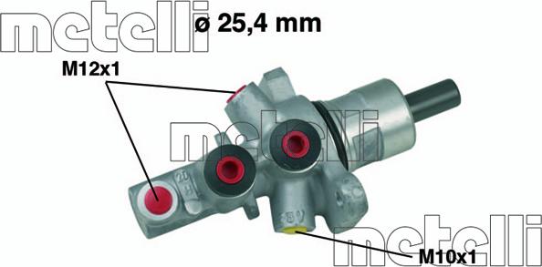 Metelli 05-0517 - Cilindro maestro del freno autozon.pro