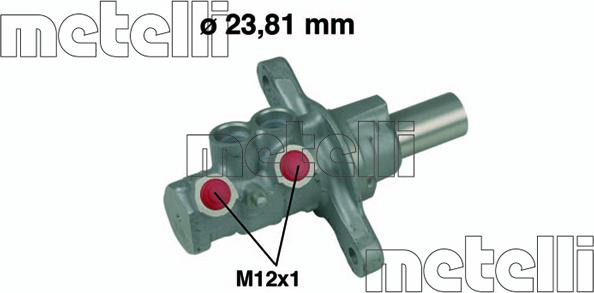 Metelli 05-0522 - Cilindro maestro del freno autozon.pro