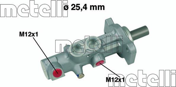 Metelli 05-0579 - Cilindro maestro del freno autozon.pro