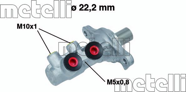 Metelli 05-0681 - Cilindro maestro del freno autozon.pro