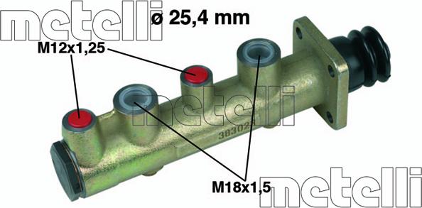 Metelli 05-0107 - Cilindro maestro del freno autozon.pro