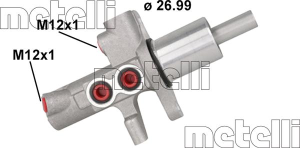 Metelli 05-0890 - Cilindro maestro del freno autozon.pro