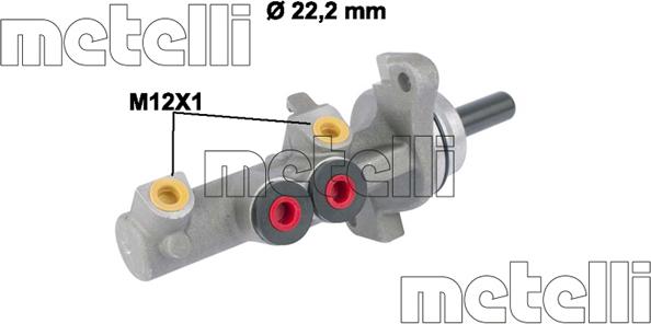 Metelli 05-0833 - Cilindro maestro del freno autozon.pro