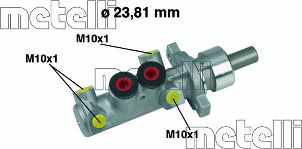 Metelli 05-0361 - Cilindro maestro del freno autozon.pro