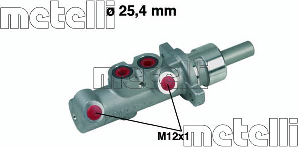 Metelli 05-0314 - Cilindro maestro del freno autozon.pro