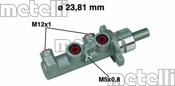 Metelli 05-0317 - Cilindro maestro del freno autozon.pro