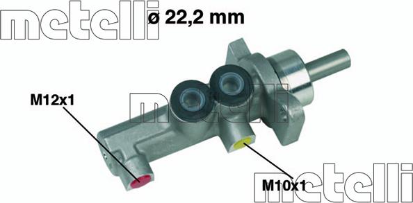 Metelli 05-0381 - Cilindro maestro del freno autozon.pro