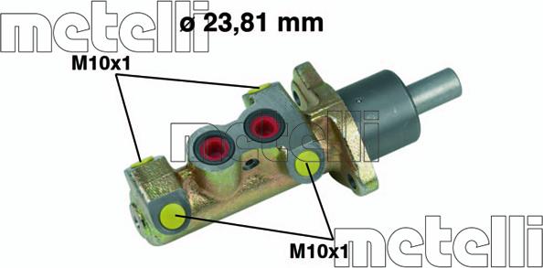 Metelli 05-0325 - Cilindro maestro del freno autozon.pro