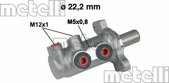 Metelli 05-0294 - Cilindro maestro del freno autozon.pro