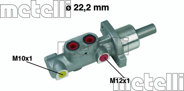 Metelli 05-0297 - Cilindro maestro del freno autozon.pro